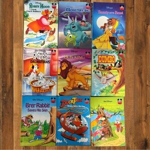 Vintage Disney Book Bundle – Classic Storybook Lot